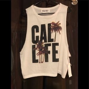 A Cali opened arm shirt!